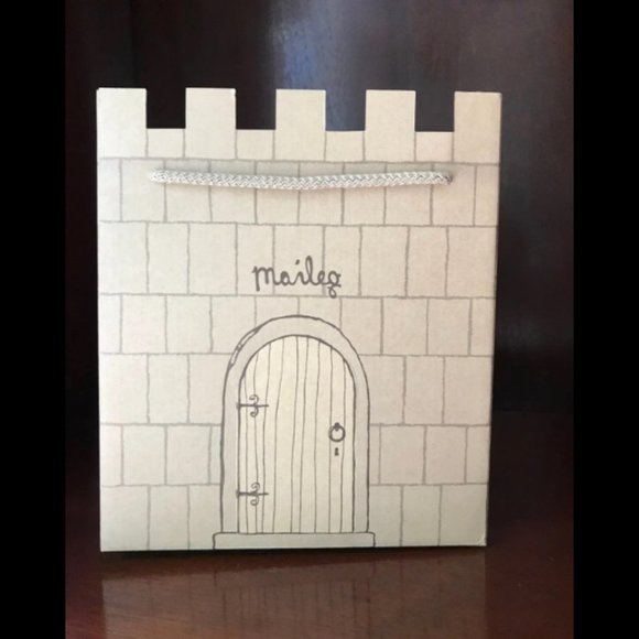 Maileg Castle Bag NEW Let the Story Begin Mint / Brown - Picture 2 of 6